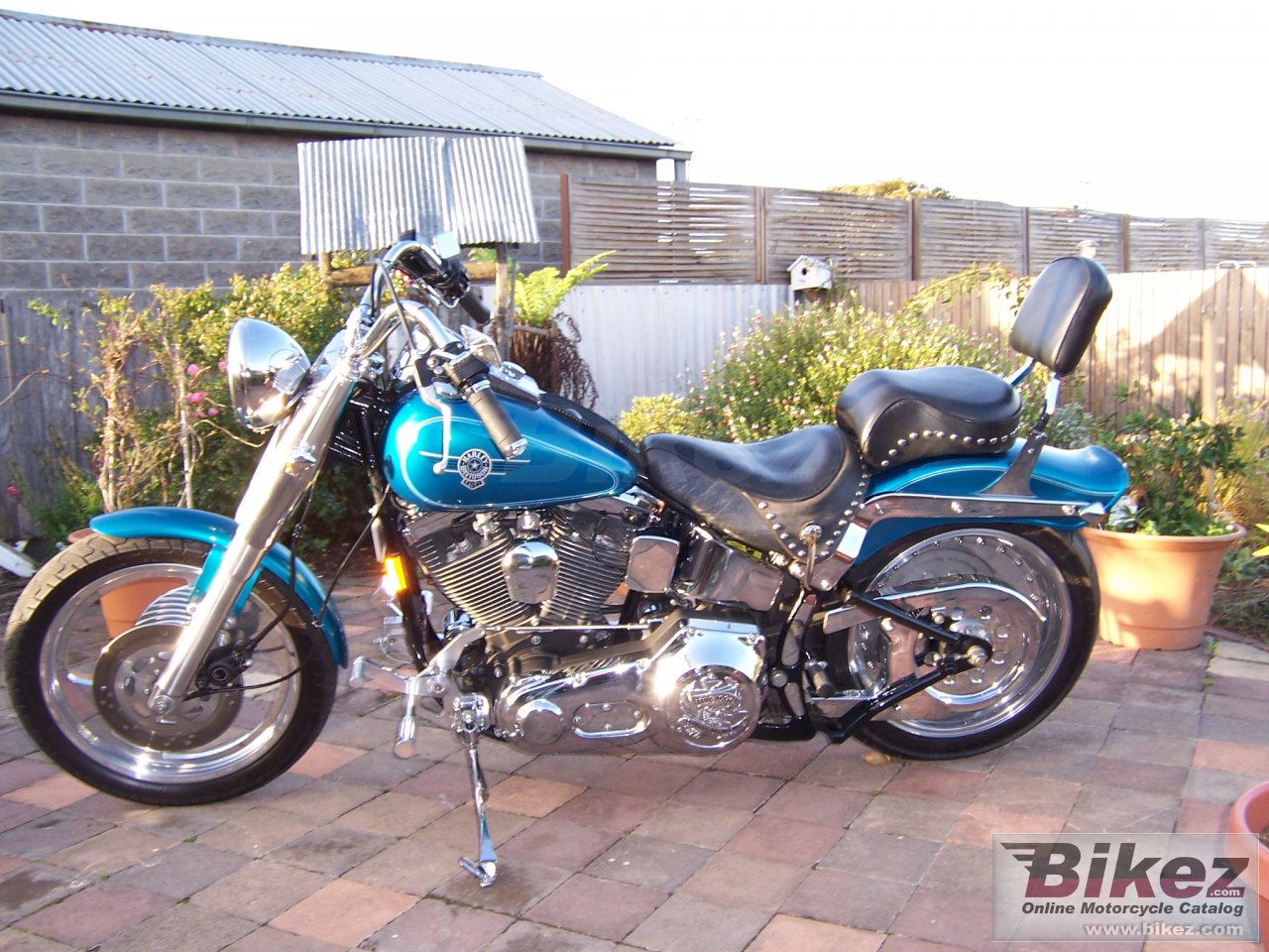 Big  1340 softail fat boy picture and wallpaper from Bikez.com